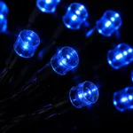Solar Fairy Lights - 100 Blue LEDs, 12m - Image 4