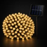 Solar Fairy Lights - 100 Warm White LEDs, 12m