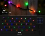 Solar Fairy Lights - 100 Multi-Colour LEDs, 12m - Image 4