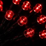 Solar Fairy Lights - 100 Red LEDs, 12m - Image 3