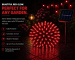 Solar Fairy Lights - 100 Red LEDs, 12m - Image 4
