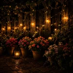Solar Fairy Lights - 100 Warm White LEDs, 12m - Image 2