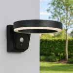Halo Black Solar Wall Light - Image 2
