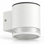 Ring White Solar Wall Light