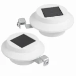 White Solar Gutter Lights - Set of 2