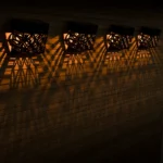 Louis Solar Fence Lights – Set of 4 with Warm White LED - Image 2
