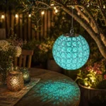 Solar Crystal Ball Light - Colour Changing - Image 2