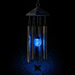 Solar Wind Chime Light - Colour Changing LED - Image 2
